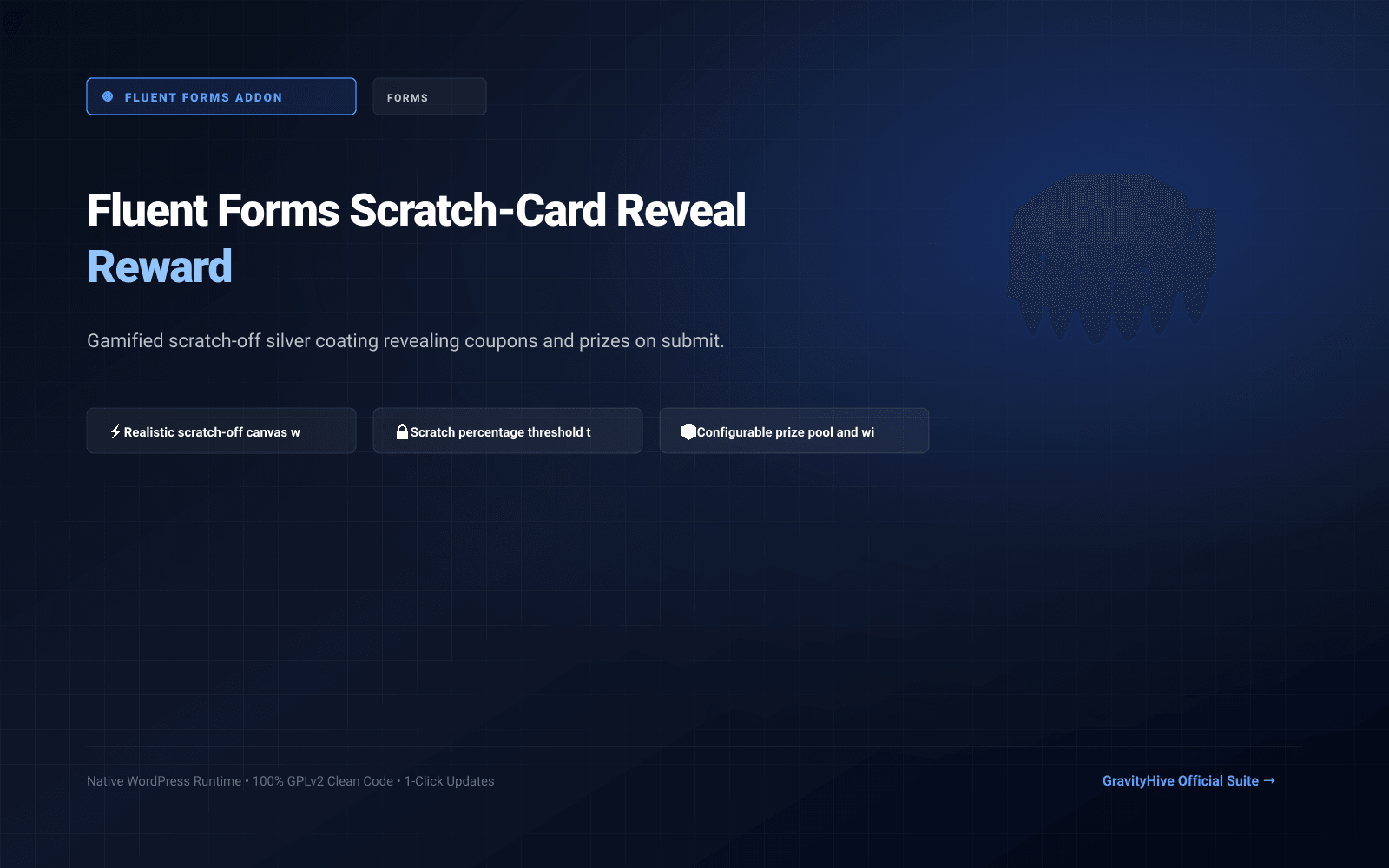 Fluent Forms Scratch-Card Reveal Reward