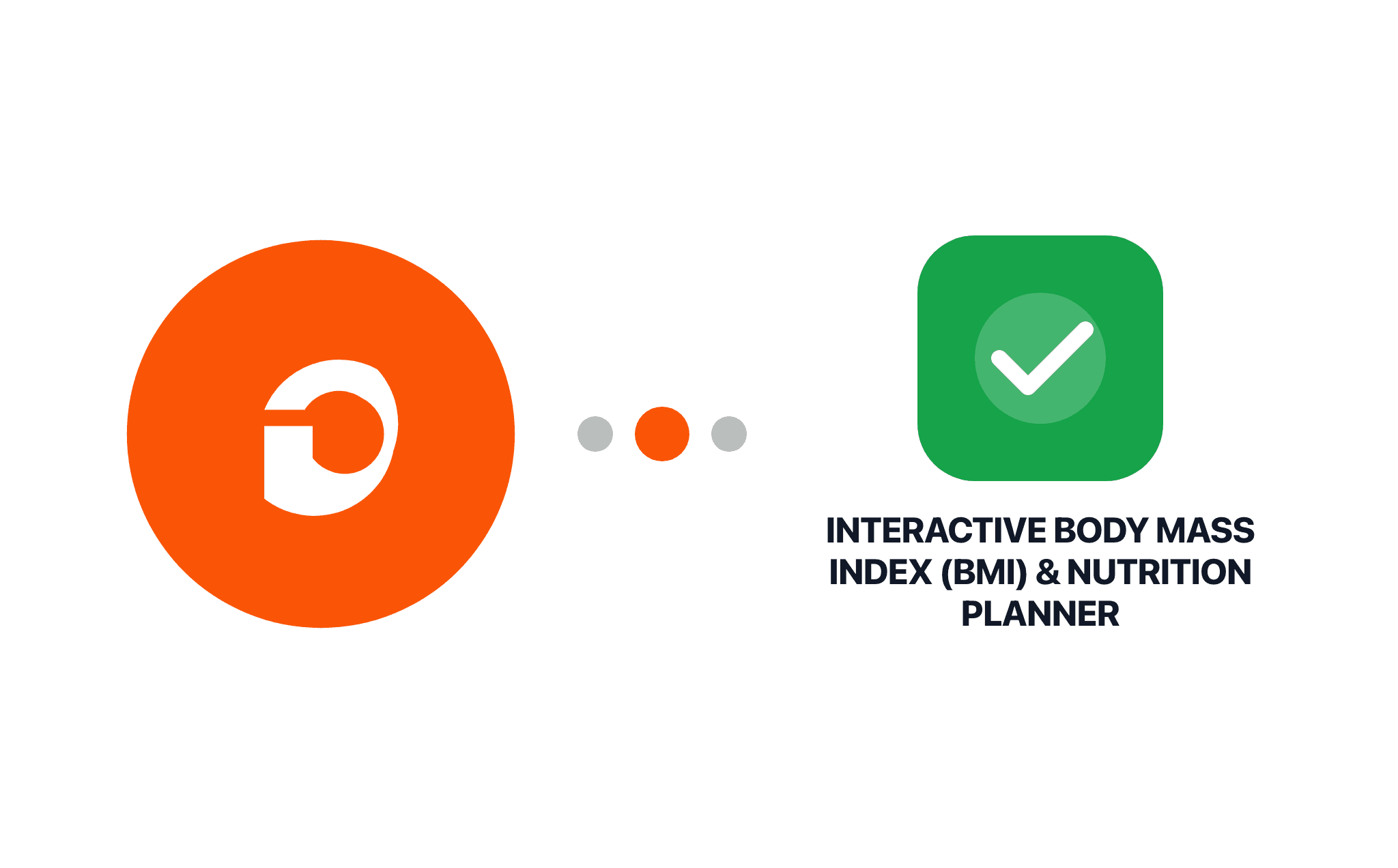 Gravity Forms Interactive Body Mass Index (BMI) & Nutrition Planner