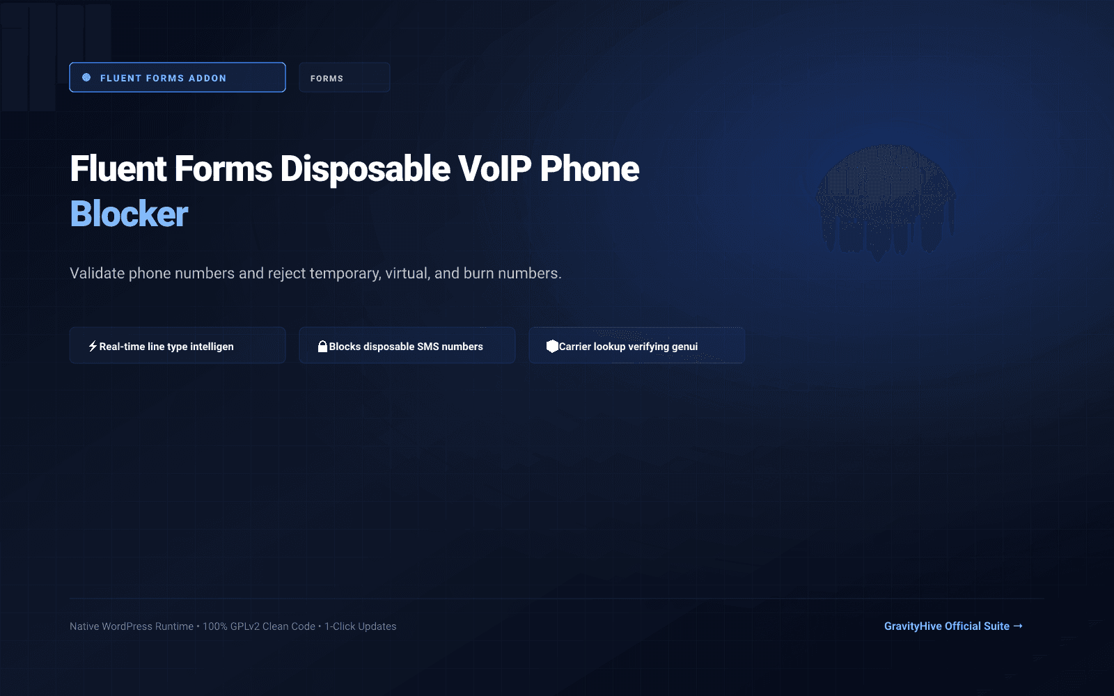 Fluent Forms Disposable VoIP Phone Blocker