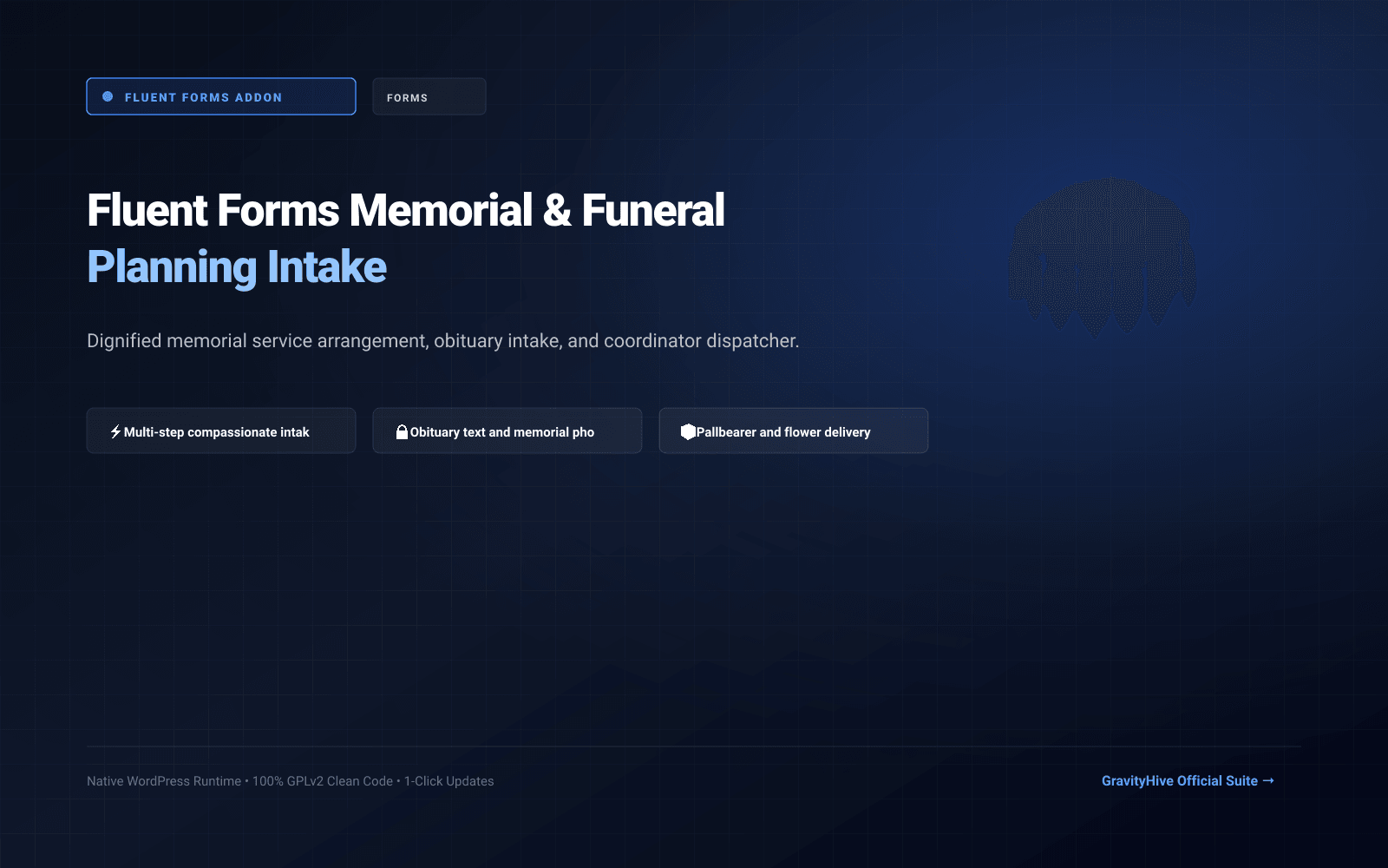 Fluent Forms Memorial & Funeral Planning Intake