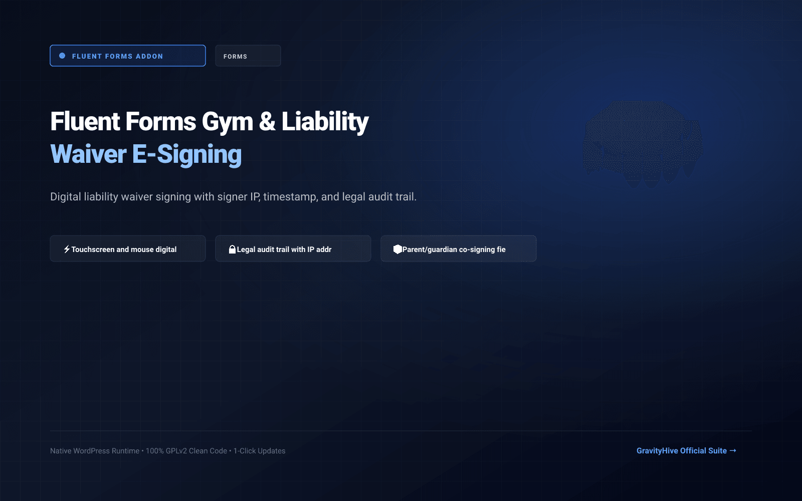 Fluent Forms Gym & Liability Waiver E-Signing