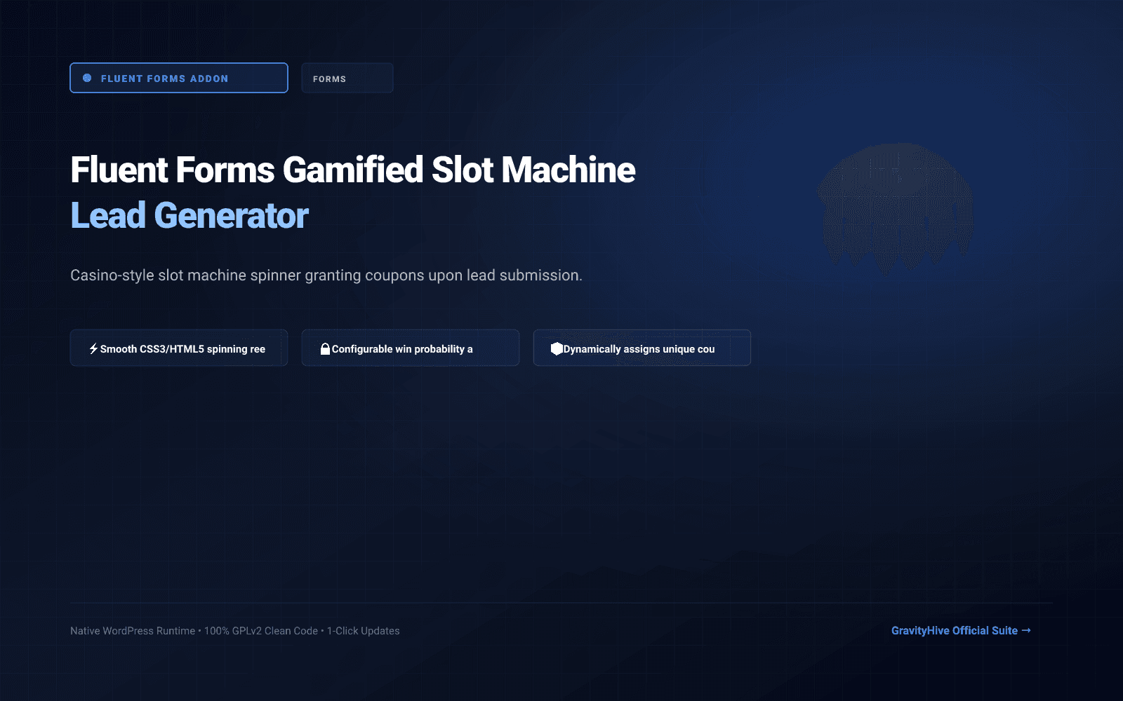 Fluent Forms Gamified Slot Machine Lead Generator