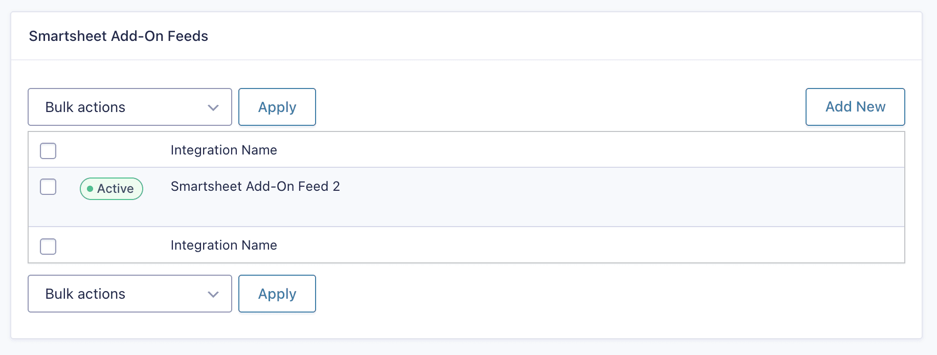 Fluent Forms Smartsheet Integration — Preview 1