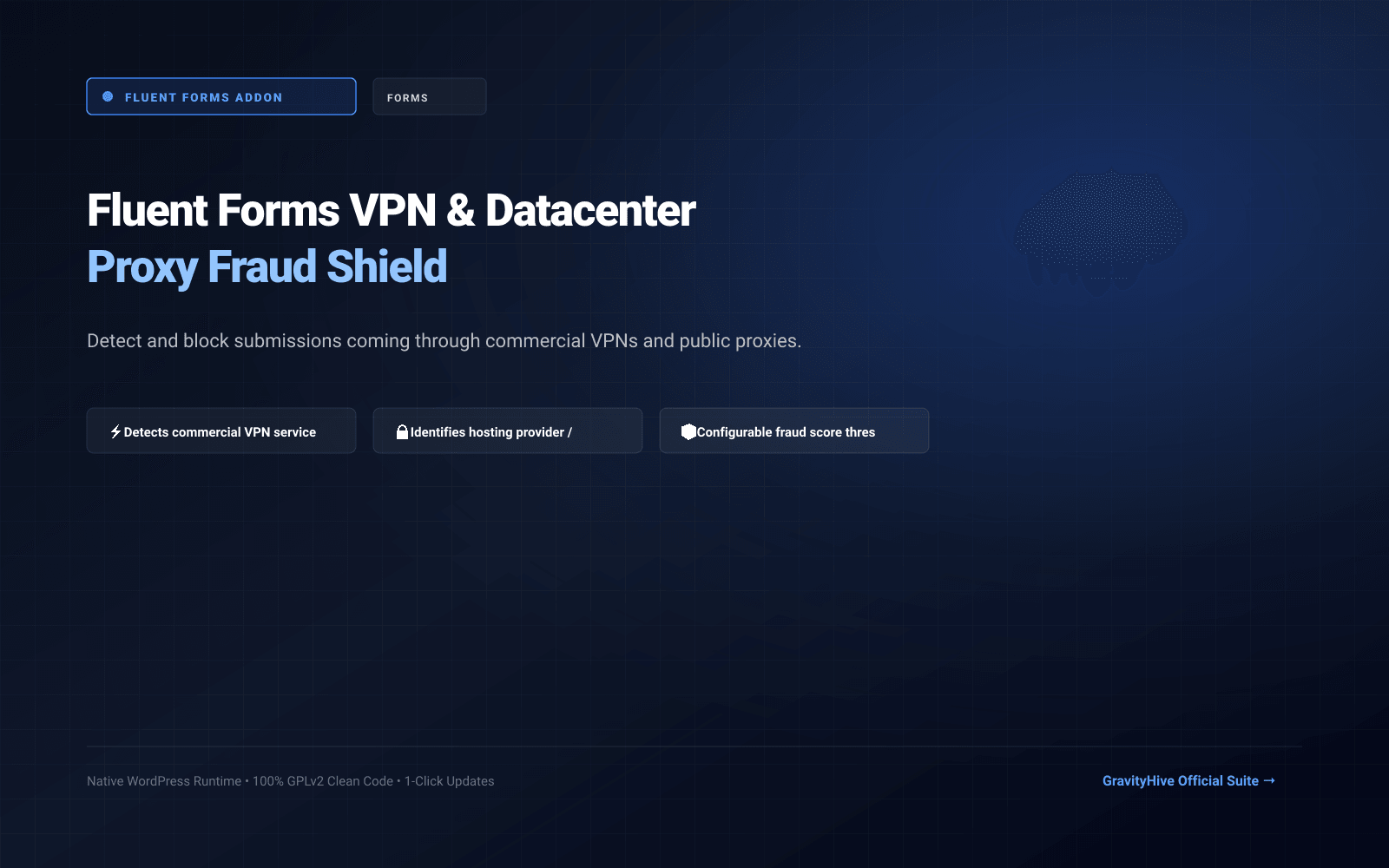 Fluent Forms VPN & Datacenter Proxy Fraud Shield