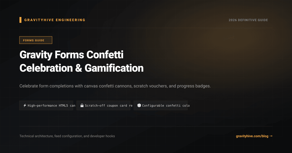 Gravity Forms Confetti Celebration & Gamification Guide: Setup & Complete Overview