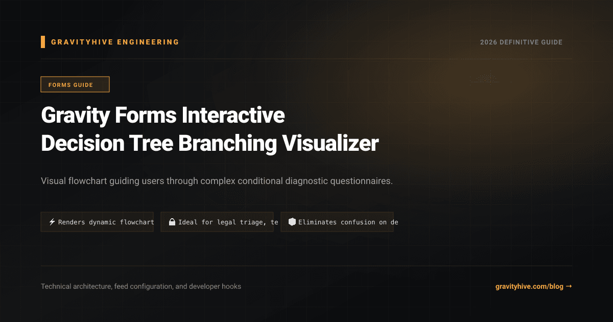 Gravity Forms Interactive Decision Tree Branching Visualizer Guide: Setup & Complete Overview