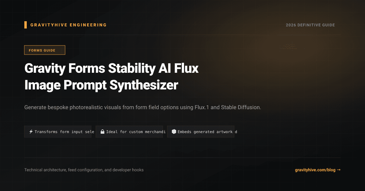 Gravity Forms Stability AI Flux Image Prompt Synthesizer Guide: Setup & Complete Overview